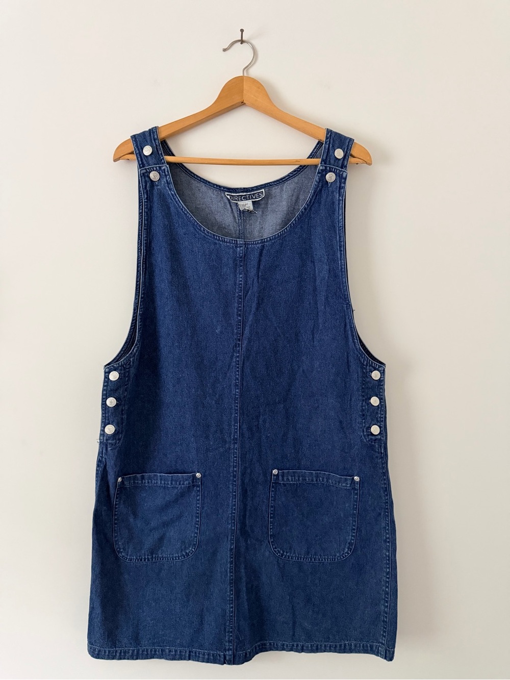 Vintage Directives Denim Pinafore Dress
